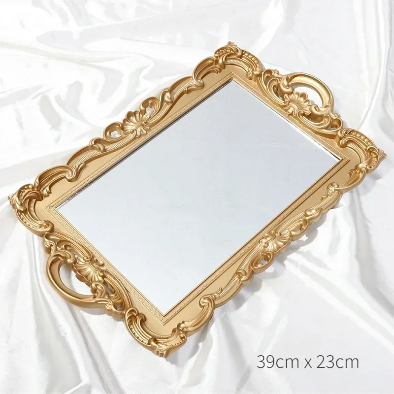 Vintage style mirror tray | Skanto