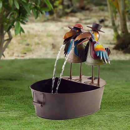 Tier figures | Enchanting waterfall fountain for outdoors Bowlift