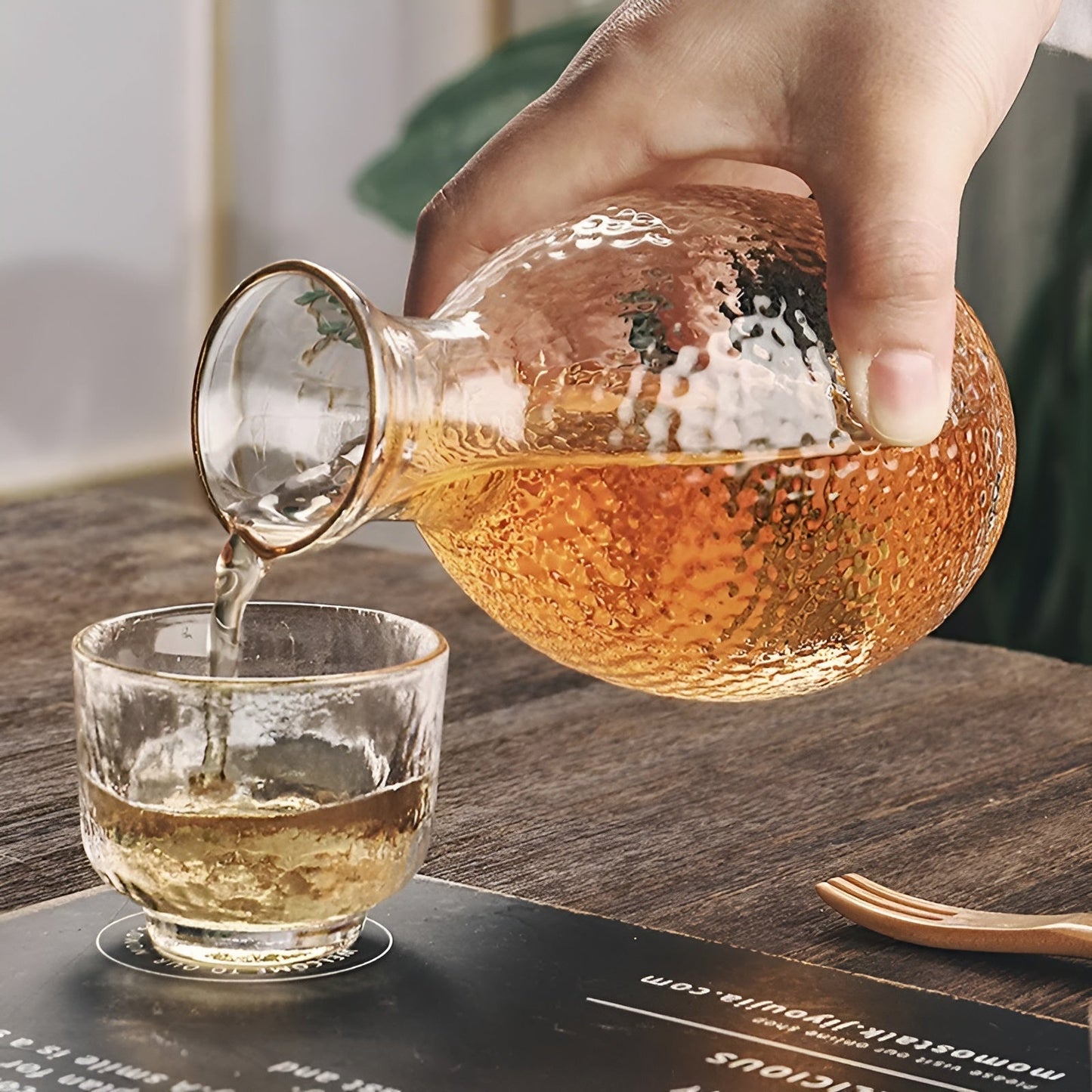 Japanese Glass Set - Elegant Sake & Whisky Set | Perfect for Bar & Home | Karnz