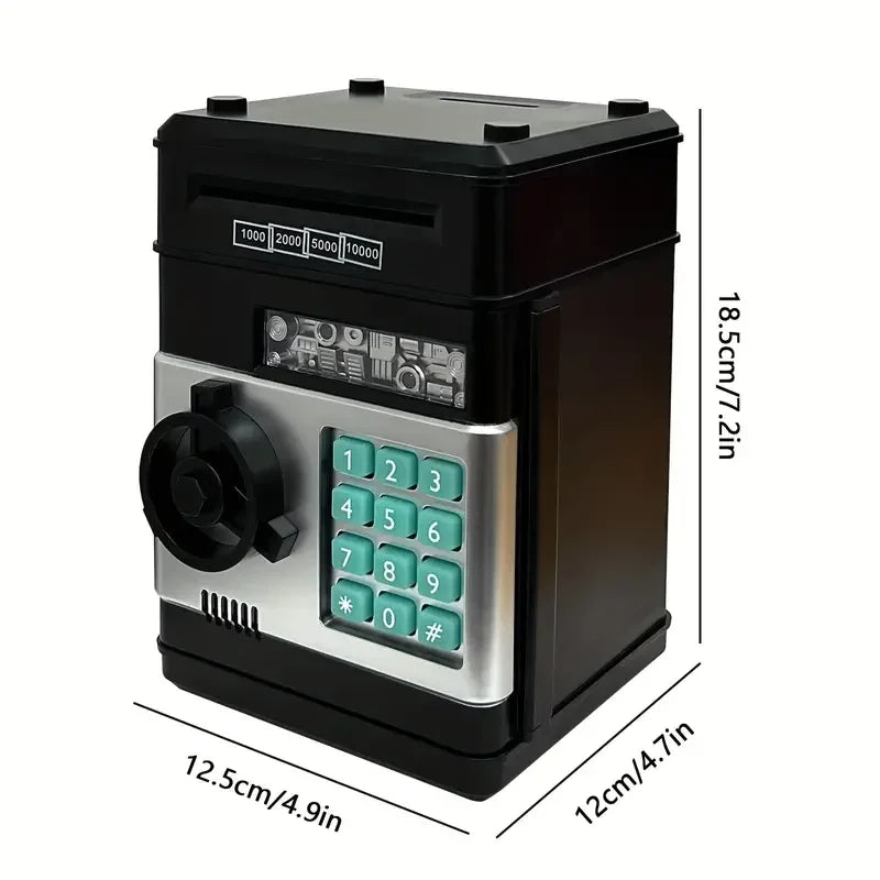 Skanto | Electronic Piggy Bank with Automatic Mini-Safe, Password Lock, and Coin Counter – The Ultimate Gift for Kids!