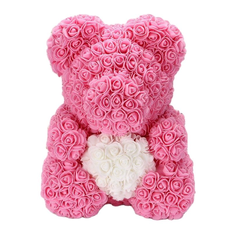 BowLift | Artificial Rose Flowers Teddy Bear