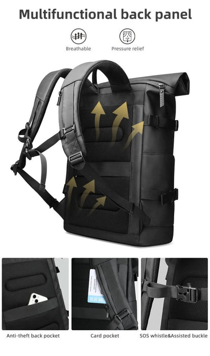 Skanto | Expandable Outdoor Backpack with Large Volume and Laptop Compartment