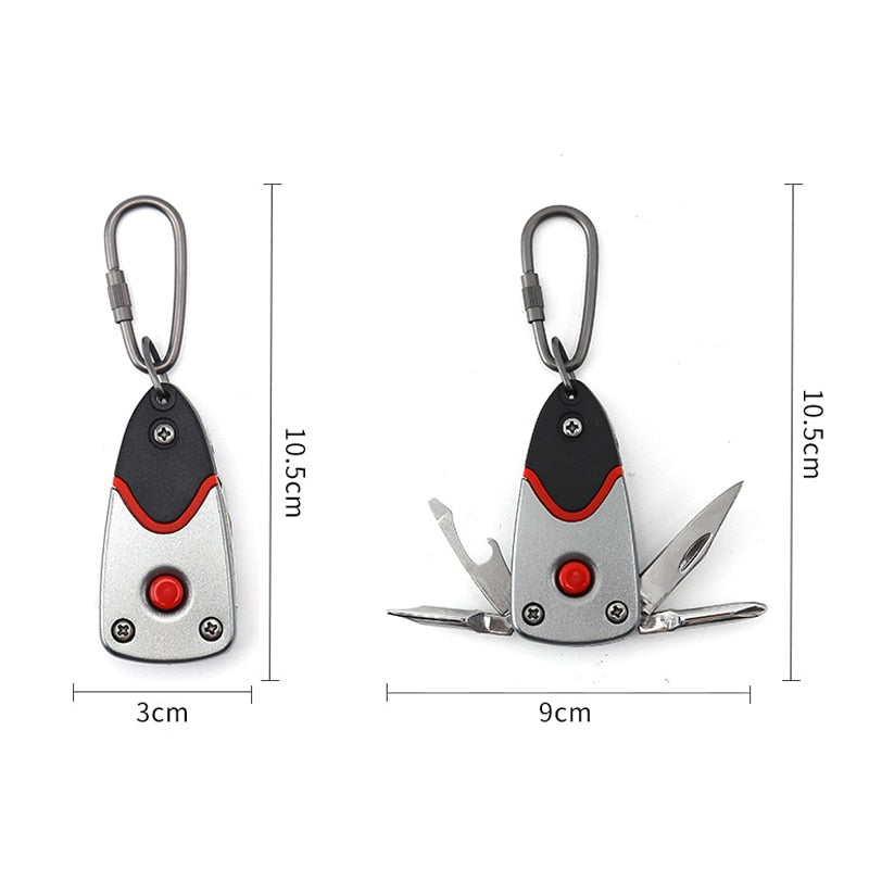 Skanto | 6-in-1 Stainless Steel Adventure Pro Keychain Tool