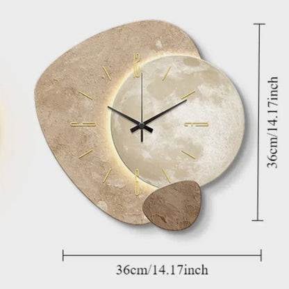 CreamWind Clock – Stylish Modern LED Wall Clock