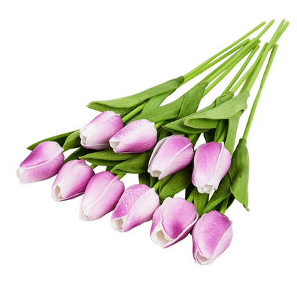 Skanto | Artificial Tulip Bouquet, Decoration (10 Pieces)