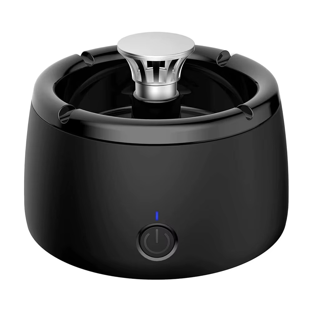 BowLift | Rechargeable Smokeless Ashtray for Home, Office, Car or Outdoor Use – Black
