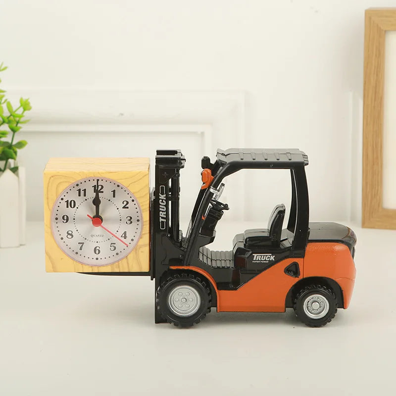 BowLift | Retro Forklift Unique Digital Clock