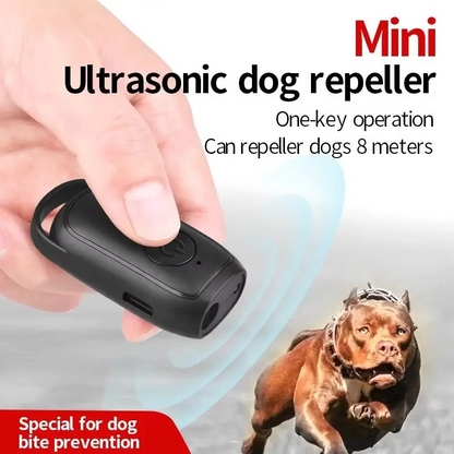 BowLift | Ultrasonic Mini Dog Repeller and Anti-Barking Training Device with LED Light