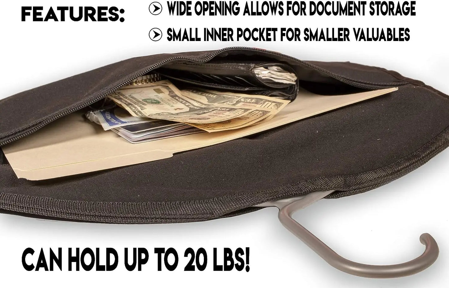 BowLift | Hidden Hanger Pocket Safe