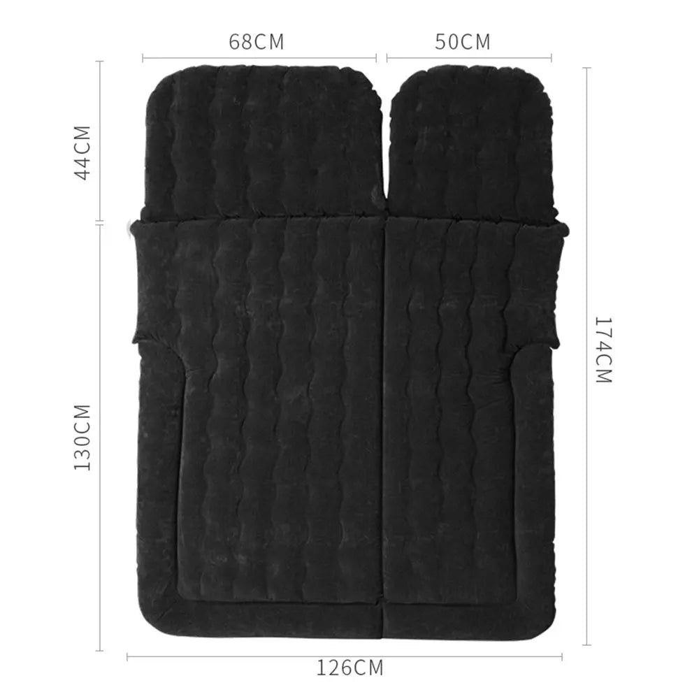 Skanto Skanto | Portable SUV Travel Air Mattress Pad - Inflatable Car Bed with 2 Pillows, Camping Mattress for Outdoor Adventures