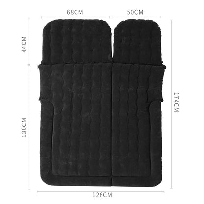 Skanto Skanto | Portable SUV Travel Air Mattress Pad - Inflatable Car Bed with 2 Pillows, Camping Mattress for Outdoor Adventures