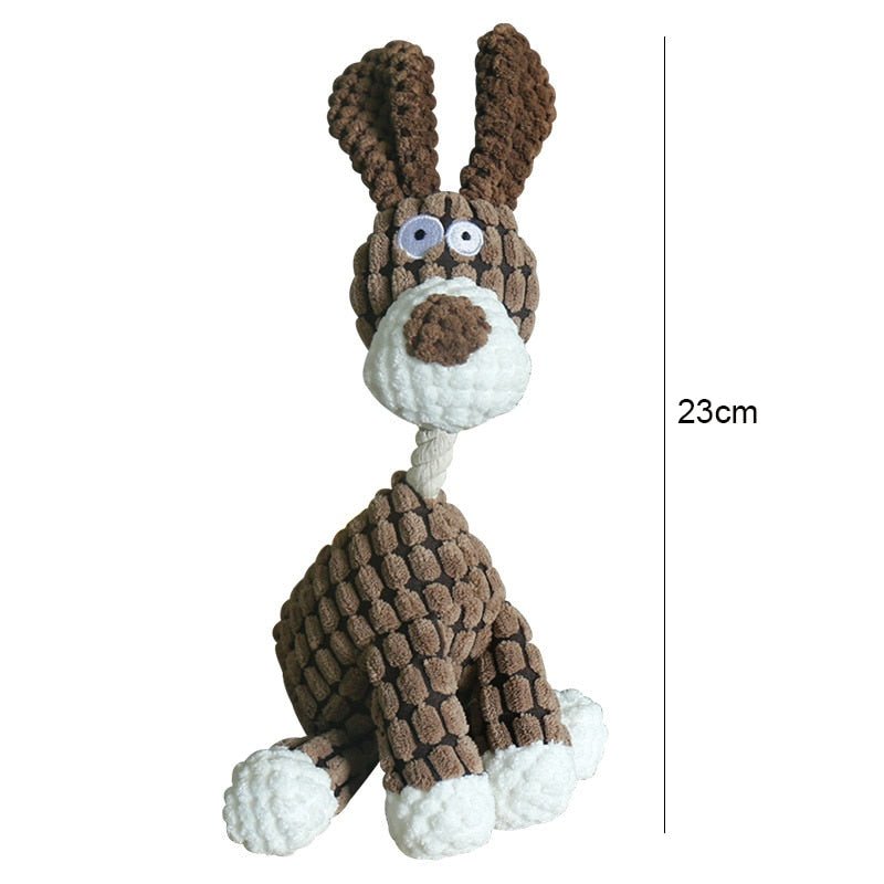 Sandsberg | Robust Plush Dog Toy | Bite-Resistant and Durable Design | Multiple Models