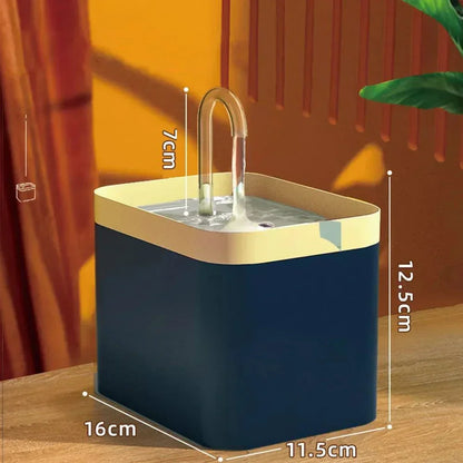 Brehn | Ultra-quiet Pet Water Fountain with Smart Filtration - 1.5 L Stainless Steel