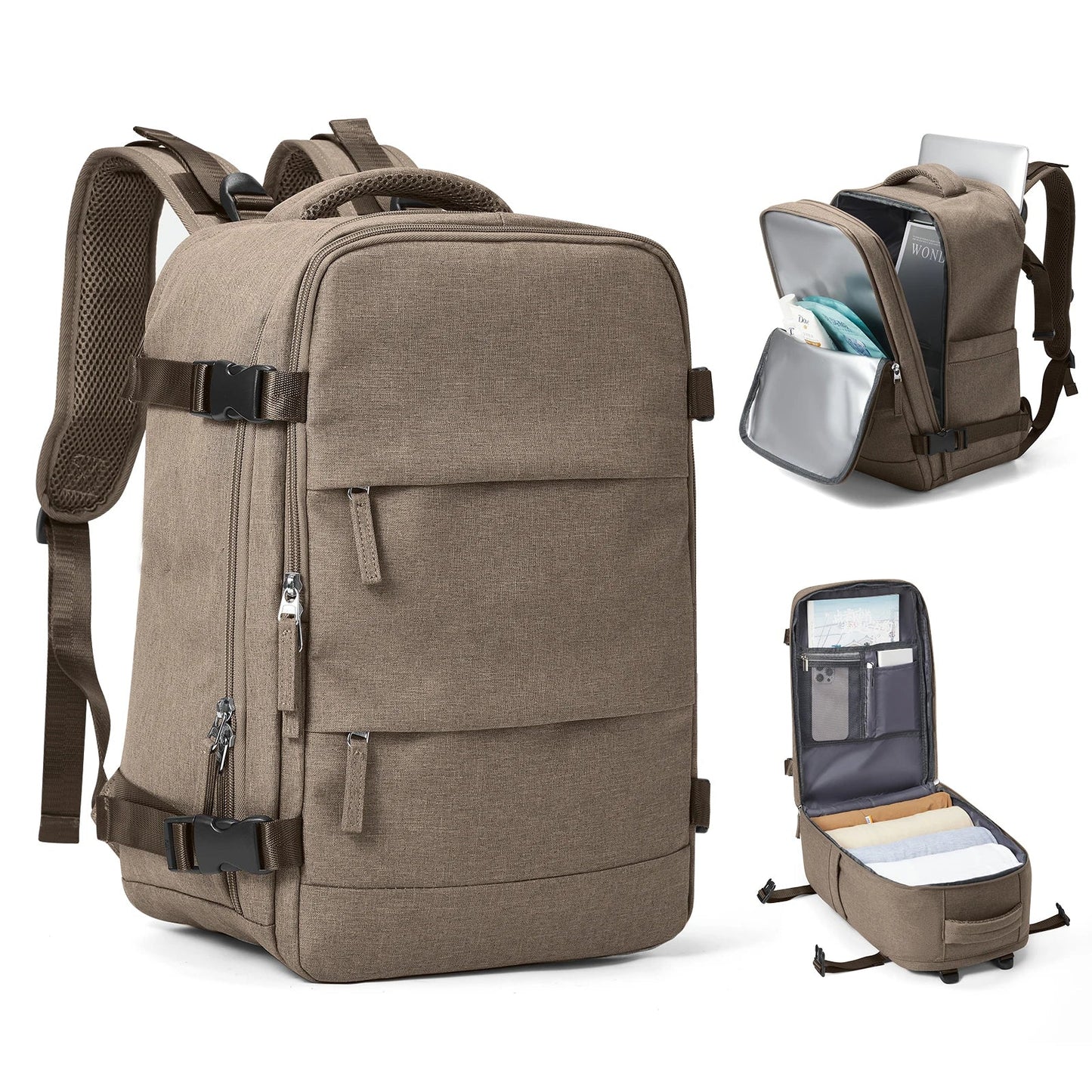 BowLift | Trekvora Travel Backpack | Waterproof & Versatile | Laptop Compartment 15.6" | Wet-Dry Separation