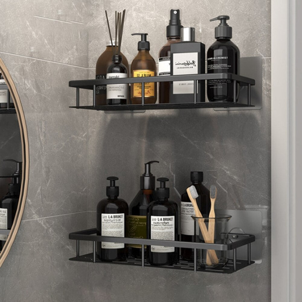 Brehn | Metal Suction Cup Bathroom Shelves