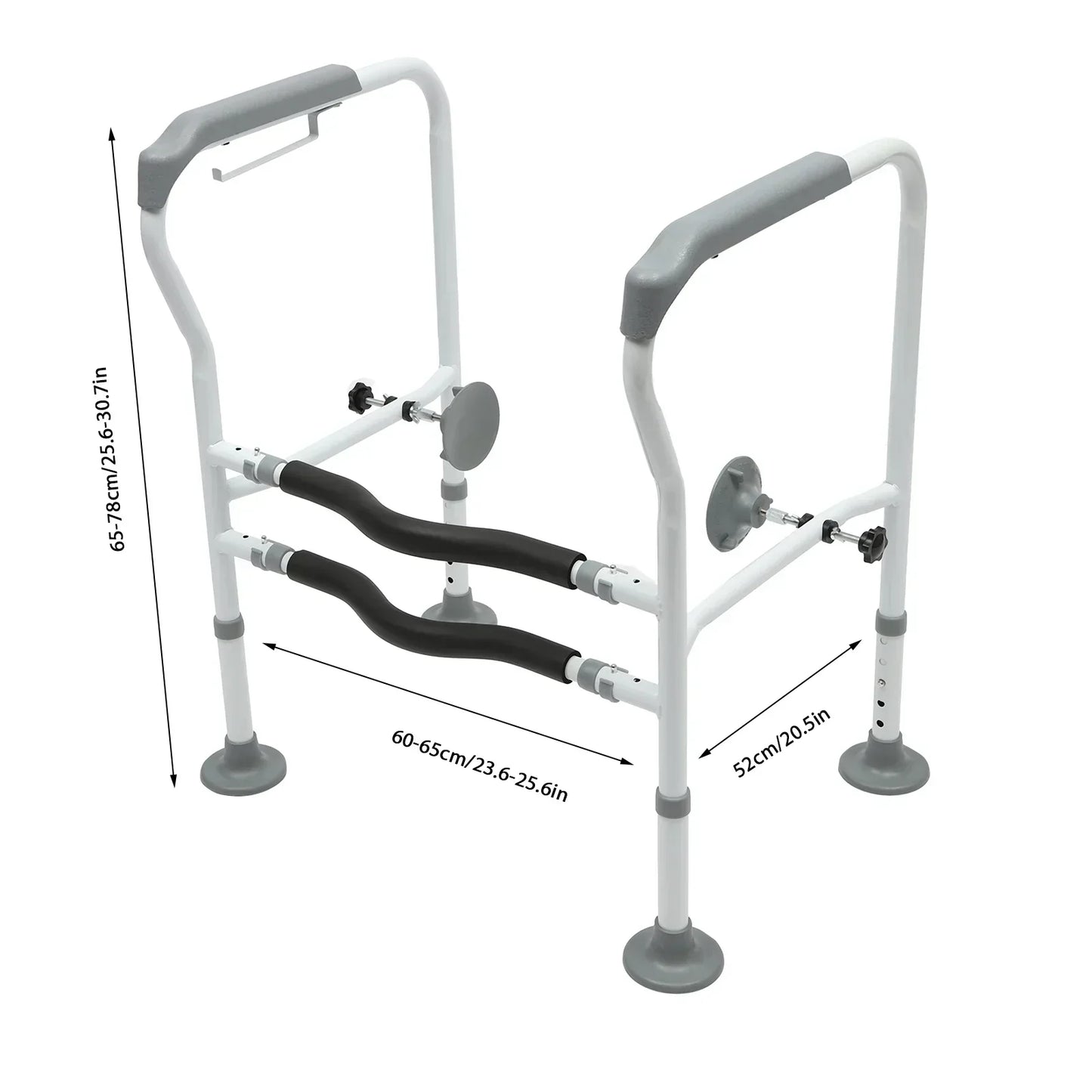 Skanto | Height Adjustable Toilet Aid Senior Care Safety Bars