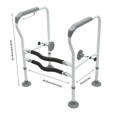 Skanto | Height Adjustable Toilet Aid Senior Care Safety Bars