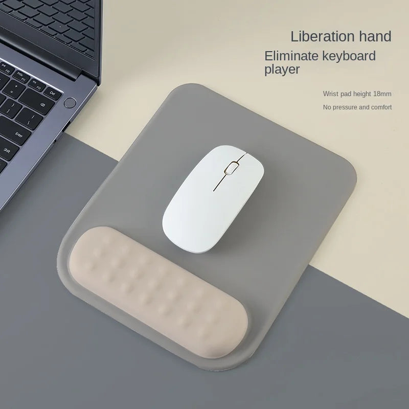BowLift | Palmira Mouse Pad | Ergonomic & Stylish | Memory Foam Comfort | Non-Slip & Decorative
