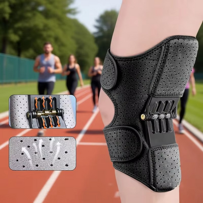 BowLift | Adjustable Knee Support Brace with Power Rebound Springs for Joint Relief and Stability