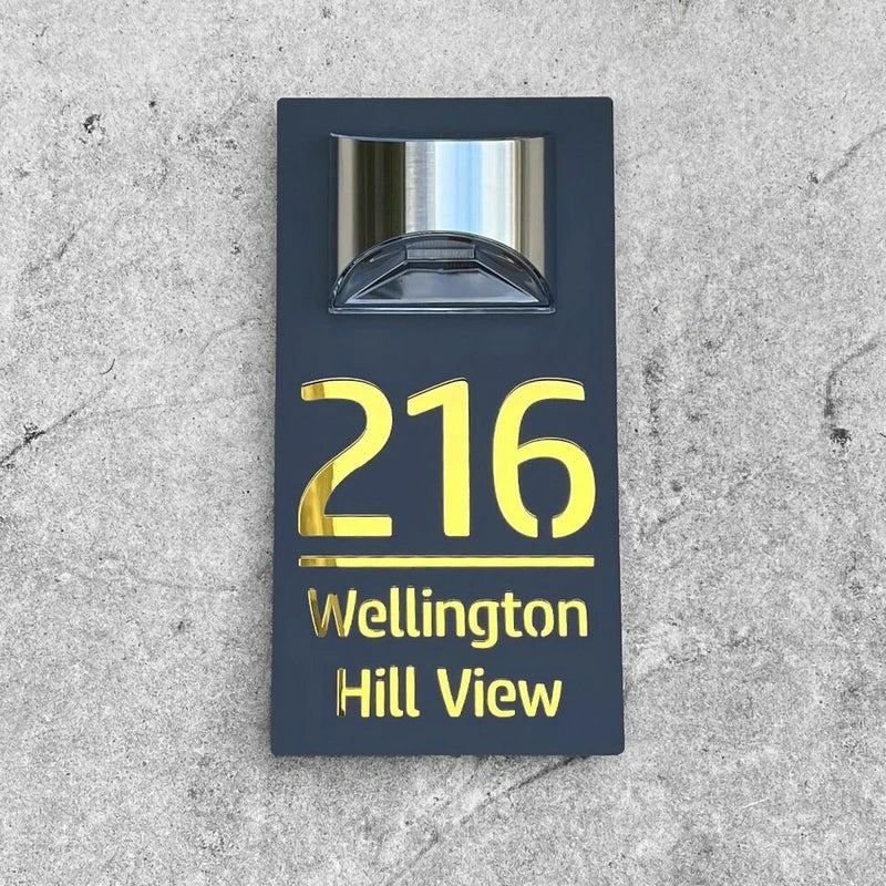 Skanto | Solar House Address Sign Light
