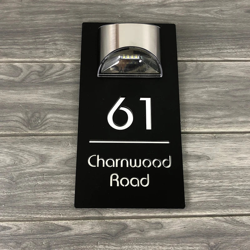Skanto | Solar House Address Sign Light