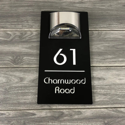 Skanto | Solar House Address Sign Light