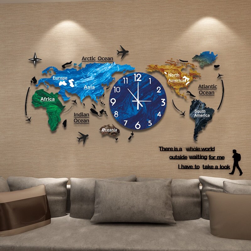 BowLift | Artsy Time Unique Acrylic 3D DIY Wall Clock