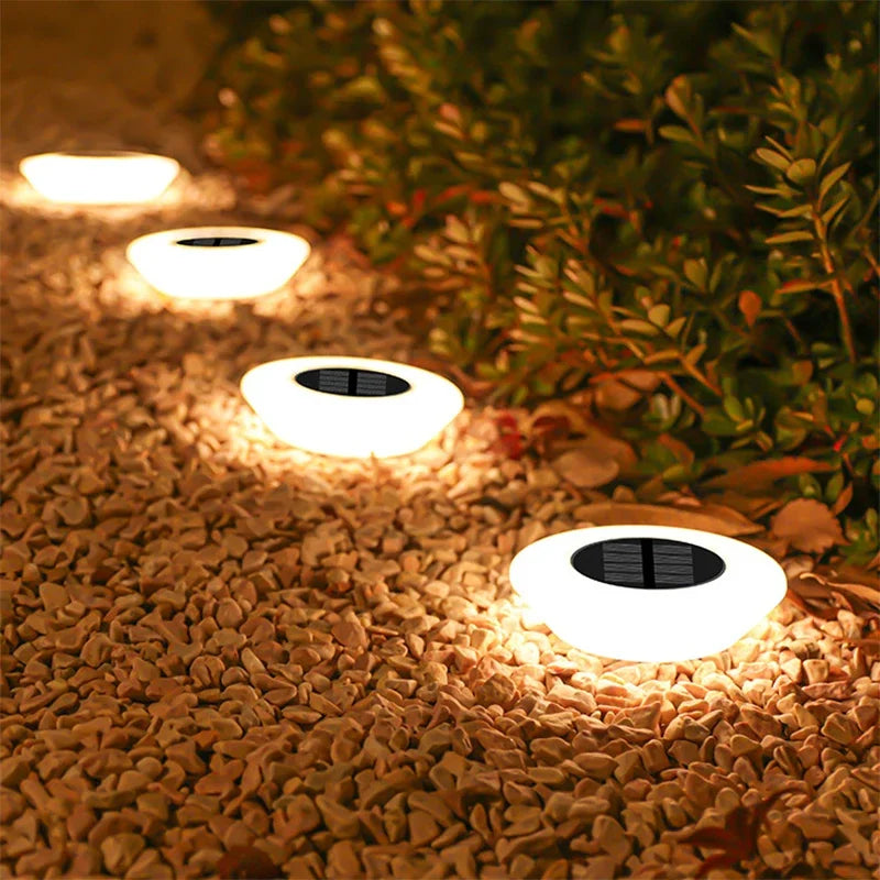 Solar Outdoor Path 4-piece Lights Brehn