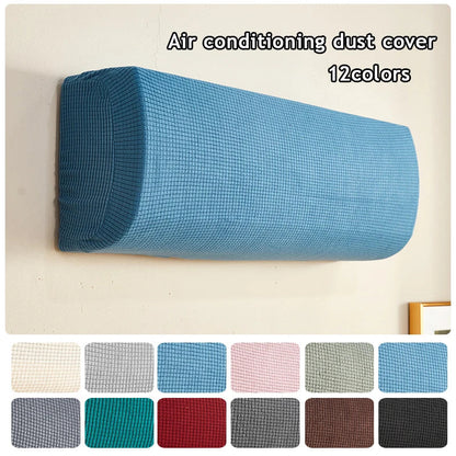 Skanto | Polar Fleece Air Conditioner Cover: Wall-Mounted Dustproof Protection, Easy-Clean Polyester AC Cover for Home Use
