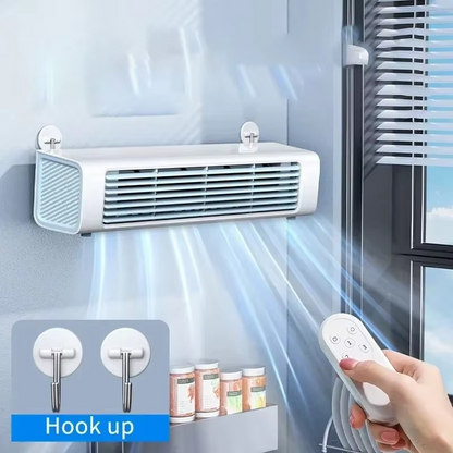 Kalsten | Ultra-Quiet Wall-Mounted Bladeless Fan - Powerful & Compact Air Cooler for Home and Office