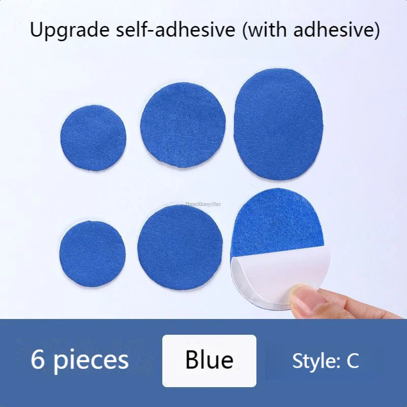 Self-adhesive shoe repair patch