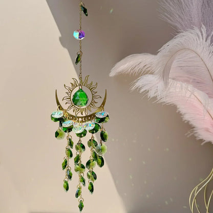 Skanto | Radiant Moonlit Quartz Prism Suncatcher