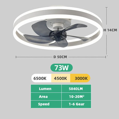 Skanto | Aura Silent LED Ceiling Fan Light