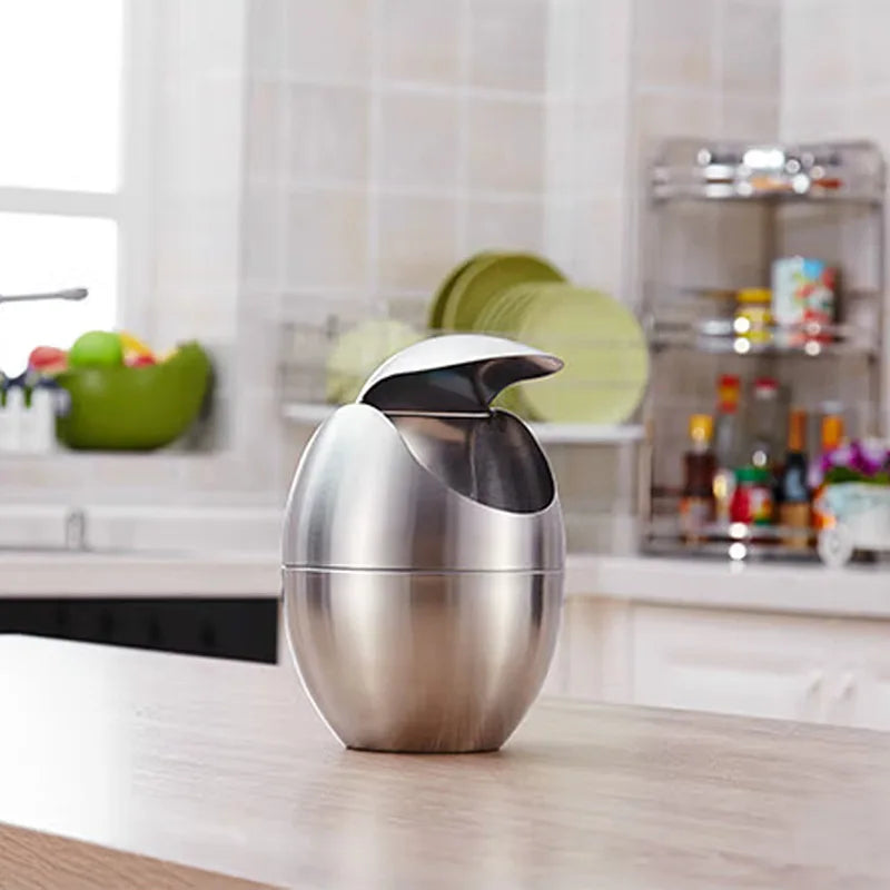 LuxBin Mini Stainless Steel Trash Can Karnz