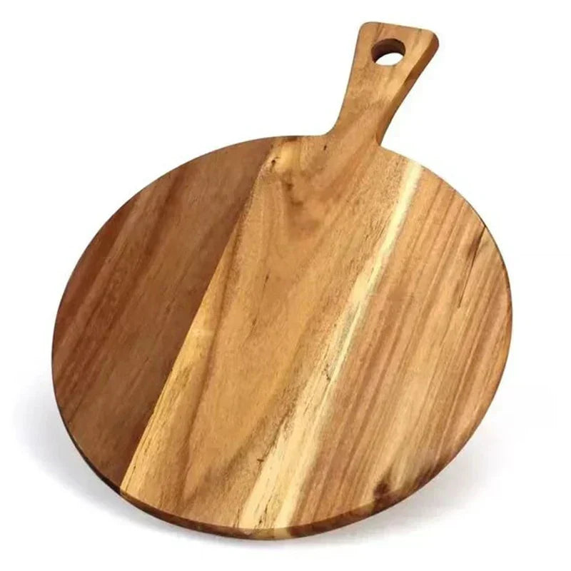 Skanto | Acacia Wood Pizza Peel and Serving Board with Handle