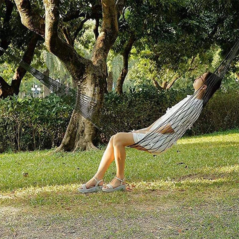 BowLift | Relaxora Mesh Hammock | Ultralight Nylon Net | Portable & Breathable | For Garden, Camping & Travel