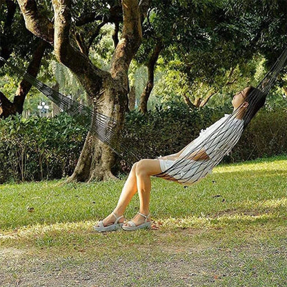 BowLift | Relaxora Mesh Hammock | Ultralight Nylon Net | Portable & Breathable | For Garden, Camping & Travel