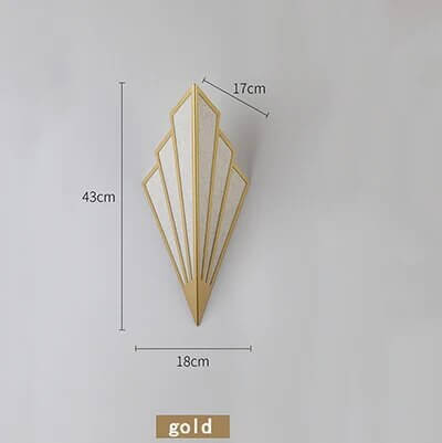 Skanto | Fan-Shaped Art Deco Wall Lamp