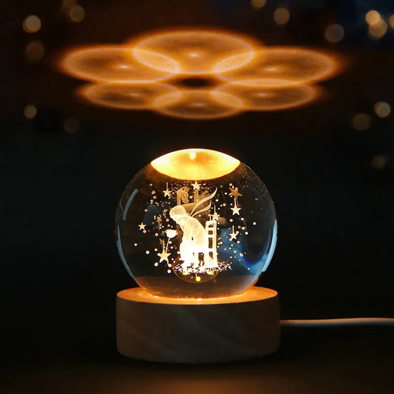 Skanto | Glowing 3D Crystal Night Light – Unique Gifts for All Occasions
