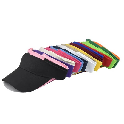 Skanto | Unisex Solid Color Sun Protection Sport Cap - Lightweight Outdoor Visor for Baseball, Tennis, Golf, and Casual Wear