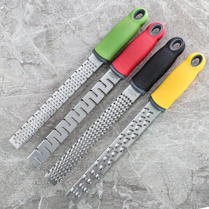 Skanto | Lemon Zester & Cheese Grater - Multifunctional Kitchen Tool for Parmesan, Lemon, Ginger, Garlic, Nutmeg, Chocolate, Vegetables, Fruit
