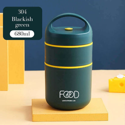 BowLift | LunchBuddy Premium Lunch Box | Leak-Proof & Sustainable | Bento Box with Compartments | Ideal for Work & School