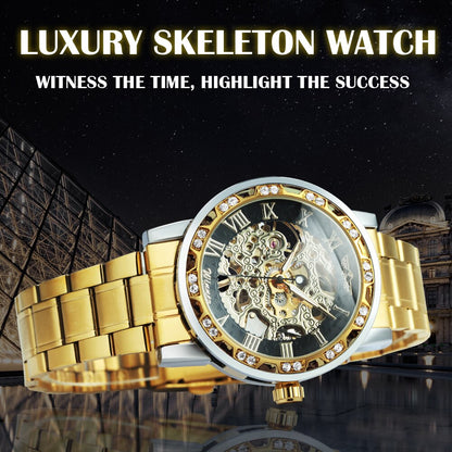 Skanto | Luminous Mechanical Titan Skeleton Watch