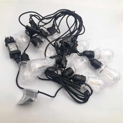 Skanto | Waterproof LED Edison Outdoor String Lights for Gardens, Patios & Parties