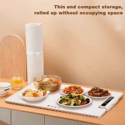 Skanto | Electric Warming Plate – Adjustable Temperature Smart Silicone Warming Tray for Parties and Family Gatherings