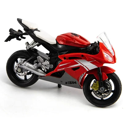 Skanto | 1:18 Scale Yamaha R6 Alloy Toy Sportbike Figures Diecasts Kids Toy Motorcycle Racing Model Replica Collectible Gift for Boys