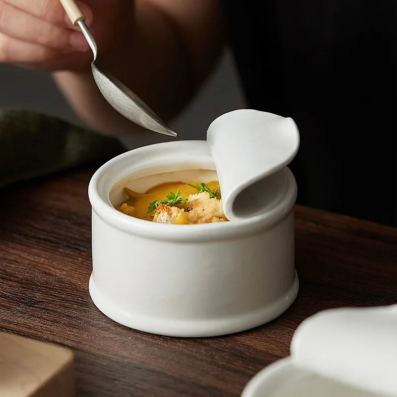 Skanto | Modern French Onion Soup Bowl – Premium Ceramic Soup and Casserole Dish