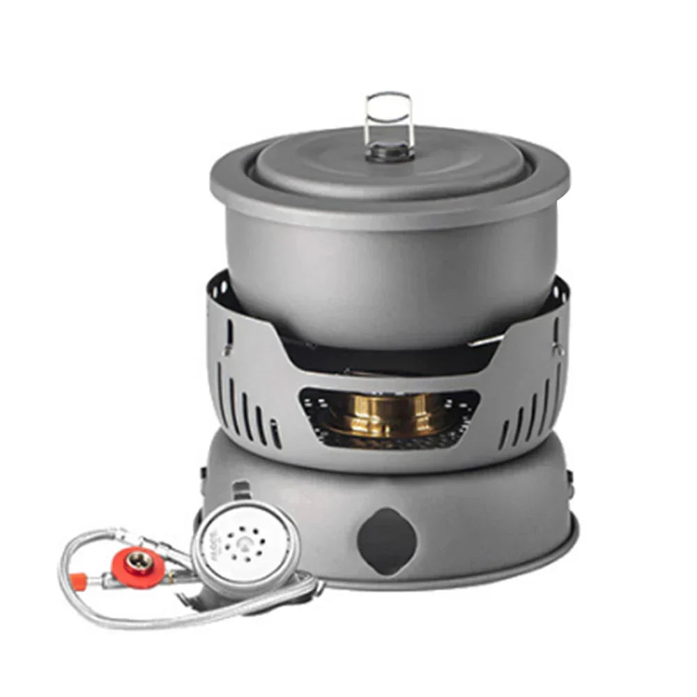 Skanto | Portable Outdoor Cookware Set – Lightweight Camping Cookware with Windscreen