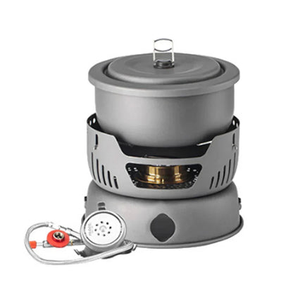 Skanto | Portable Outdoor Cookware Set – Lightweight Camping Cookware with Windscreen