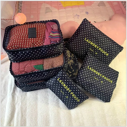 Karnz | TRAVORO Packing Cube Set | 6-piece | Waterproof & Extra Volume | Suitcase Organizer for Men